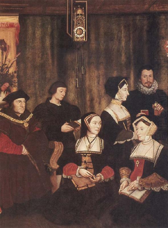Rowland Lockey Sir Thomas More and his family china oil painting image